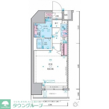 GENOVIA東向島IIskygardenの物件間取画像